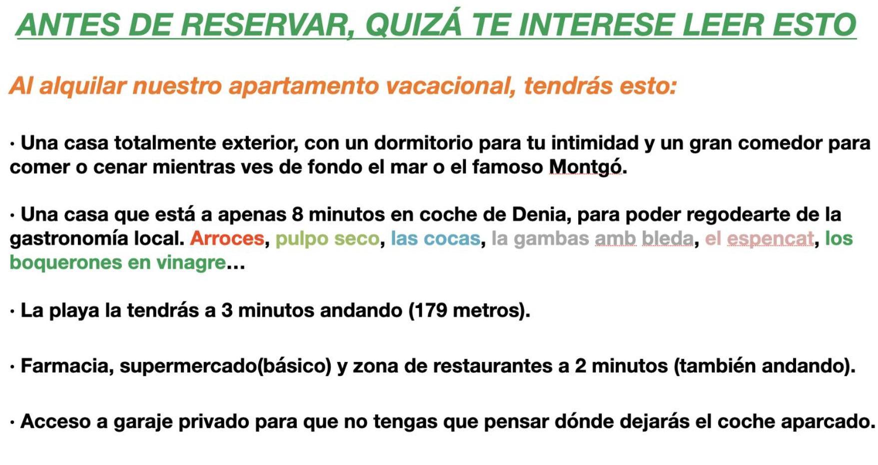 La Playa A 2 Minutos Y 14 Segundos A Pie Apartment เดเนีย ภายนอก รูปภาพ